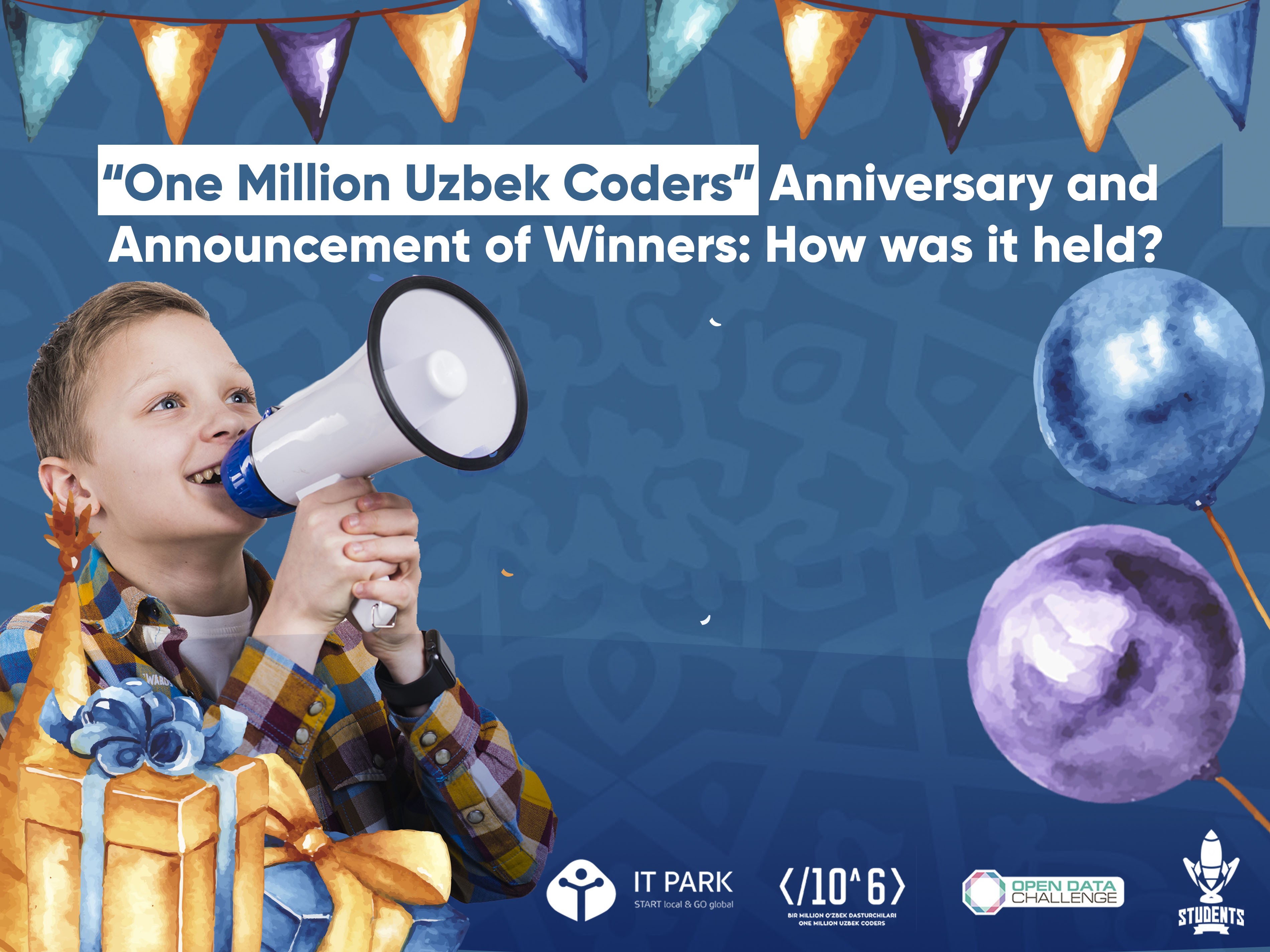 ITPARK - Годовщина One Million Uzbek Coders и победители конкурсов: как это  было?